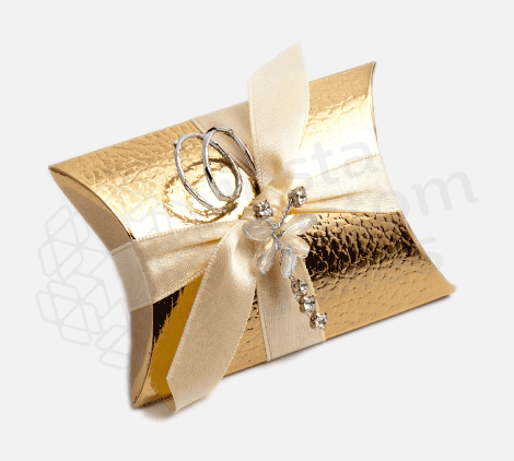 Luxury Gold Foiled Pillow Box