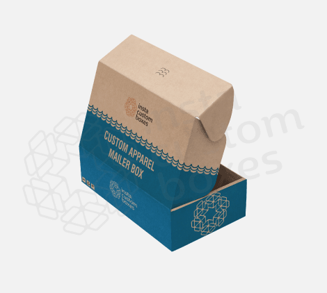 Custom Kraft Apparel Mailer Boxes